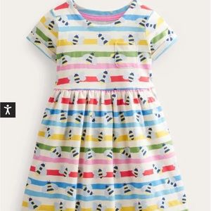 NWT Mini Boden Fun Jersey Dress 🐝